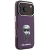 Dėklas Karl Lagerfeld IML Ikonik Sketch Print MagSafe do iPhone 18 Pro / 17 Pro bordo spalvos