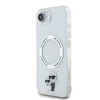 Karl Lagerfeld IML Karl and Choupette MagSafe dėklas skirtas Apple iPhone 16e skaidrus