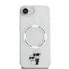 Karl Lagerfeld IML Karl and Choupette MagSafe dėklas skirtas Apple iPhone 16e skaidrus