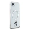 Karl Lagerfeld IML Karl and Choupette MagSafe dėklas skirtas Apple iPhone 16e skaidrus