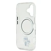Karl Lagerfeld IML Karl and Choupette MagSafe Apple iPhone 16 dėklas telefonui skaidrus