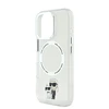 Karl Lagerfeld IML Karl and Choupette MagSafe dėklas skirtas iPhone 16 Pro skaidrus