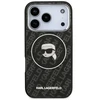 Dėklas Karl Lagerfeld IML Karl Head Logo MagSafe skirtas iPhone 17 Pro Max juodas