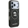 Dėklas Karl Lagerfeld IML Karl Head Logo MagSafe skirtas iPhone 17 Pro Max juodas
