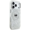 Dėklas Original Pouch Karl Lagerfeld IML Karl Head Logo MagSafe skirtas Apple iPhone 17 Pro pilkos spalvos
