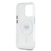 Karl Lagerfeld dėklas skirtas Apple iPhone 15 Pro Max compatible with MagSafe KLHMP15XHLSKIH (IML Metal K Head) baltos spalvos
