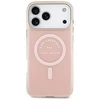 Karl Lagerfeld IML Karl RSG Logo MagSafe dėklas skirtas Apple iPhone 17 Pro Max rožinės spalvos