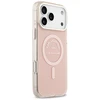 Karl Lagerfeld IML Karl RSG Logo MagSafe dėklas skirtas Apple iPhone 17 Pro Max rožinės spalvos