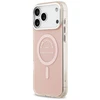 Karl Lagerfeld IML Karl RSG Logo MagSafe dėklas skirtas Apple iPhone 17 Pro Max rožinės spalvos