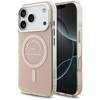 Karl Lagerfeld IML Karl RSG Logo MagSafe dėklas skirtas Apple iPhone 17 Pro rožinės spalvos