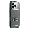 Karl Lagerfeld IML K&CH Heads Logo MagSafe dėklas skirtas Apple iPhone Apple iPhone 17 Pro juodos spalvos
