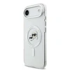 Karl Lagerfeld IML K&CH Heads Metal Frame MagSafe dėklas skirtas Apple iPhone Air skaidrus