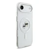 Karl Lagerfeld IML K&CH Heads Metal Frame MagSafe dėklas skirtas Apple iPhone Air skaidrus