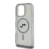 Karl Lagerfeld KLHMP16LHLSKCK Apple iPhone 16 Pro 6.3″ juodos spalvos kietas dėklas IML Metal Karl&Choupette Head