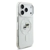 Karl Lagerfeld IML K&CH Heads Metal Frame MagSafe dėklas skirtas Apple iPhone 17 Pro skaidrus