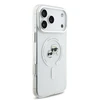Karl Lagerfeld IML K&CH Heads Metal Frame MagSafe dėklas skirtas Apple iPhone 17 Pro Max skaidrus