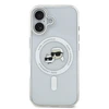 Karl Lagerfeld IML K&CH Heads Metal Frame MagSafe dėklas skirtas Apple iPhone 17 skaidrus