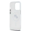Karl Lagerfeld IML K&amp;CH Heads Metal Frame MagSafe Apple iPhone 14 Pro dėklas telefonui skaidrus