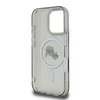 Karl Lagerfeld KLHMP16LHLSKCK Apple iPhone 16 Pro 6.3″ juodos spalvos kietas dėklas IML Metal Karl&Choupette Head