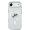Karl Lagerfeld IML K&CH Heads Metal Frame MagSafe dėklas skirtas Apple iPhone Air skaidrus