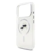 Karl Lagerfeld IML K&CH Heads Metal Frame MagSafe dėklas skirtas Apple iPhone 17 Pro skaidrus