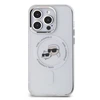 Karl Lagerfeld IML K&CH Heads Metal Frame MagSafe dėklas telefonui Apple iPhone 15 Pro skaidrus