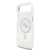 Karl Lagerfeld IML K&CH Heads Metal Frame MagSafe dėklas skirtas Apple iPhone Air skaidrus