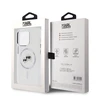 Karl Lagerfeld IML K&CH Heads Metal Frame MagSafe dėklas telefonui Apple iPhone 15 Pro skaidrus