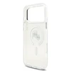 Karl Lagerfeld IML K&CH Heads Metal Frame MagSafe dėklas skirtas Apple iPhone 17 Pro Max skaidrus