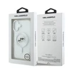 Karl Lagerfeld IML K&CH Heads Metal Frame MagSafe dėklas skirtas Apple iPhone 17 skaidrus