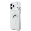 Karl Lagerfeld IML K&CH Heads Metal Frame MagSafe dėklas skirtas Apple iPhone 17 Pro Max skaidrus