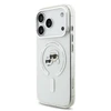 Karl Lagerfeld IML K&CH Heads Metal Frame MagSafe dėklas skirtas Apple iPhone 17 Pro skaidrus
