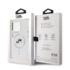 Karl Lagerfeld IML K&CH Heads Metal Frame MagSafe dėklas telefonui Apple iPhone 15 Pro Max skaidrus