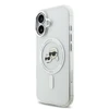 Karl Lagerfeld IML K&CH Heads Metal Frame MagSafe dėklas skirtas Apple iPhone 17 skaidrus