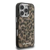 Karl Lagerfeld IML Leopard MagSafe dėklas Apple iPhone 16 Pro Max rudos spalvos