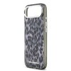 Karl Lagerfeld IML Leopard MagSafe dėklas skirtas Apple iPhone Air pilkos spalvos