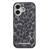 Karl Lagerfeld IML Leopard MagSafe dėklas skirtas Apple iPhone 17 pilkos spalvos