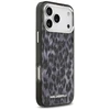 Karl Lagerfeld IML Leopard Pattern MagSafe dėklas skirtas Apple iPhone 17 Pro Max juodos spalvos