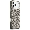 Karl Lagerfeld IML Leopard Pattern MagSafe dėklas skirtas Apple iPhone 17 Pro Max rudos spalvos