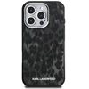 Karl Lagerfeld IML Leopard Modelio MagSafe dėklas iPhone 16 Pro - Juodas