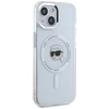 Karl Lagerfeld dėklas skirtas Apple iPhone 15 Plus compatible with MagSafe KLHMP15MHLSKIH (IML Metal K Head) baltos spalvos