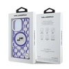 Karl Lagerfeld IML Monogram K&CH Heads MagSafe Apple iPhone 16 Pro Max dėklas telefonui violetinės spalvos