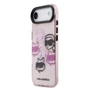 Karl Lagerfeld IML Multi K&CH Heads dėklas skirtas Apple iPhone Air Rožinė