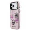 Karl Lagerfeld IML Multi K&CH Heads dėklas skirtas Apple iPhone 17 Pro Max Rožinė
