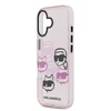Karl Lagerfeld IML Multi K&CH Heads dėklas skirtas Apple iPhone 17 Rožinė