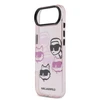 Karl Lagerfeld IML Multi K&CH Heads dėklas skirtas Apple iPhone Air Rožinė