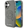Karl Lagerfeld IML Rhinestones Karl Head Apple iPhone 16 dėklas telefonui juodos spalvos