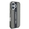 Karl Lagerfeld IML Stripe Logo Apple iPhone 16 dėklas telefonui juodos spalvos