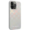 Karl Lagerfeld Monogram Iridescent - dėklas skirtas Apple iPhone 14 Pro sidabrinis