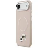 Karl Lagerfeld Karl &amp; Choupette Pins MagSafe dėklas skirtas Apple iPhone Air rožinės spalvos